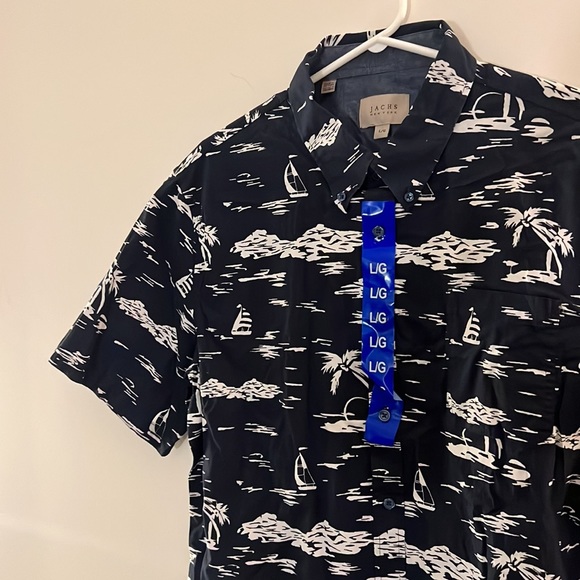 ⭐️ 3/$40 ⭐️ NWT Jachs New York Casual button Down - Size Large - Picture 3 of 6